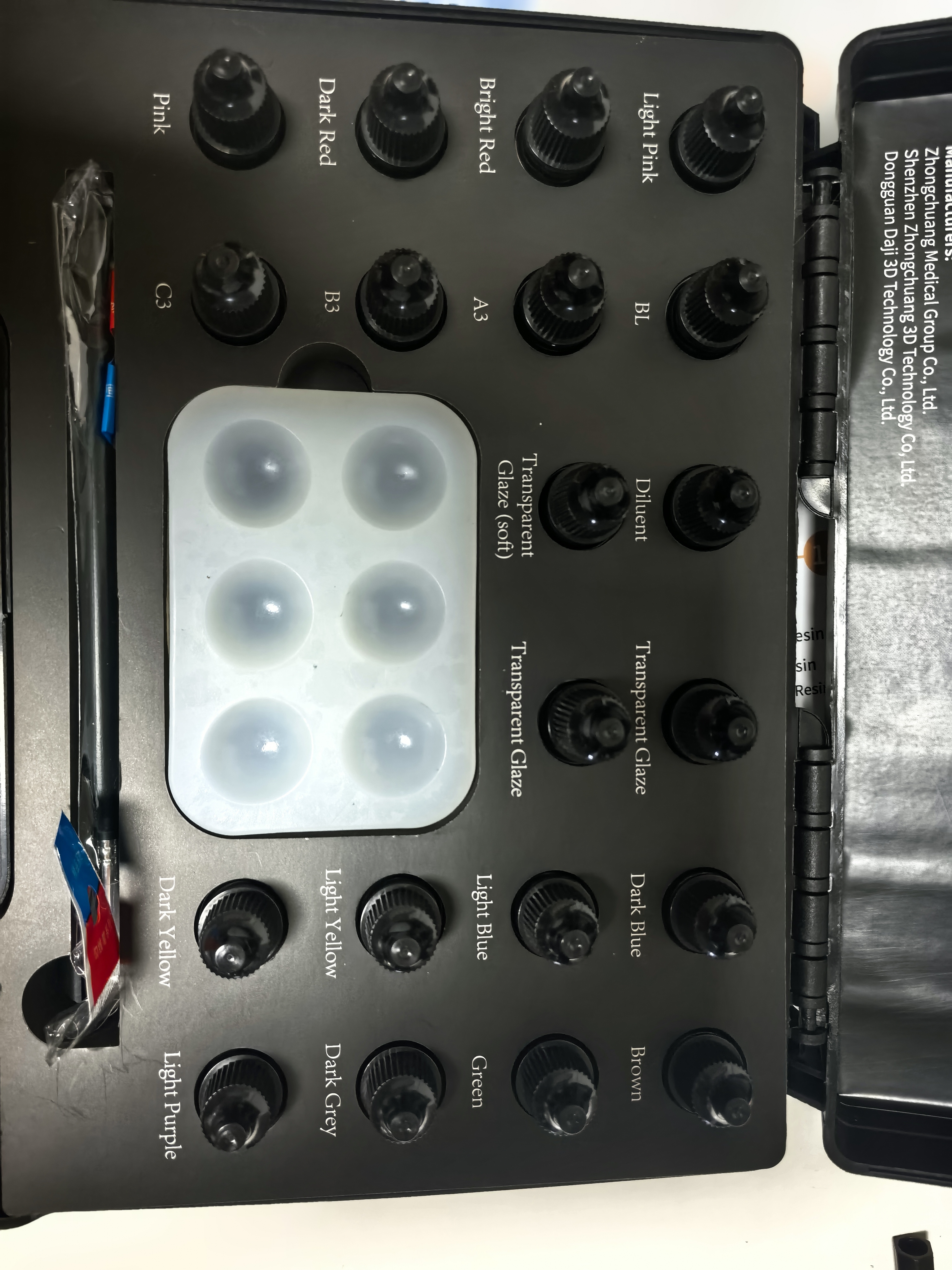 ZONMED Medical Group dental resin light-curing stain use method full ...