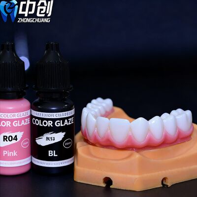 quality Industri Gigi UV-Curable Resin Staining Agent Dilengkapi dengan waktu pengeringan 405nm Light Curing 60S Memastikan cepat dan pewarnaan factory